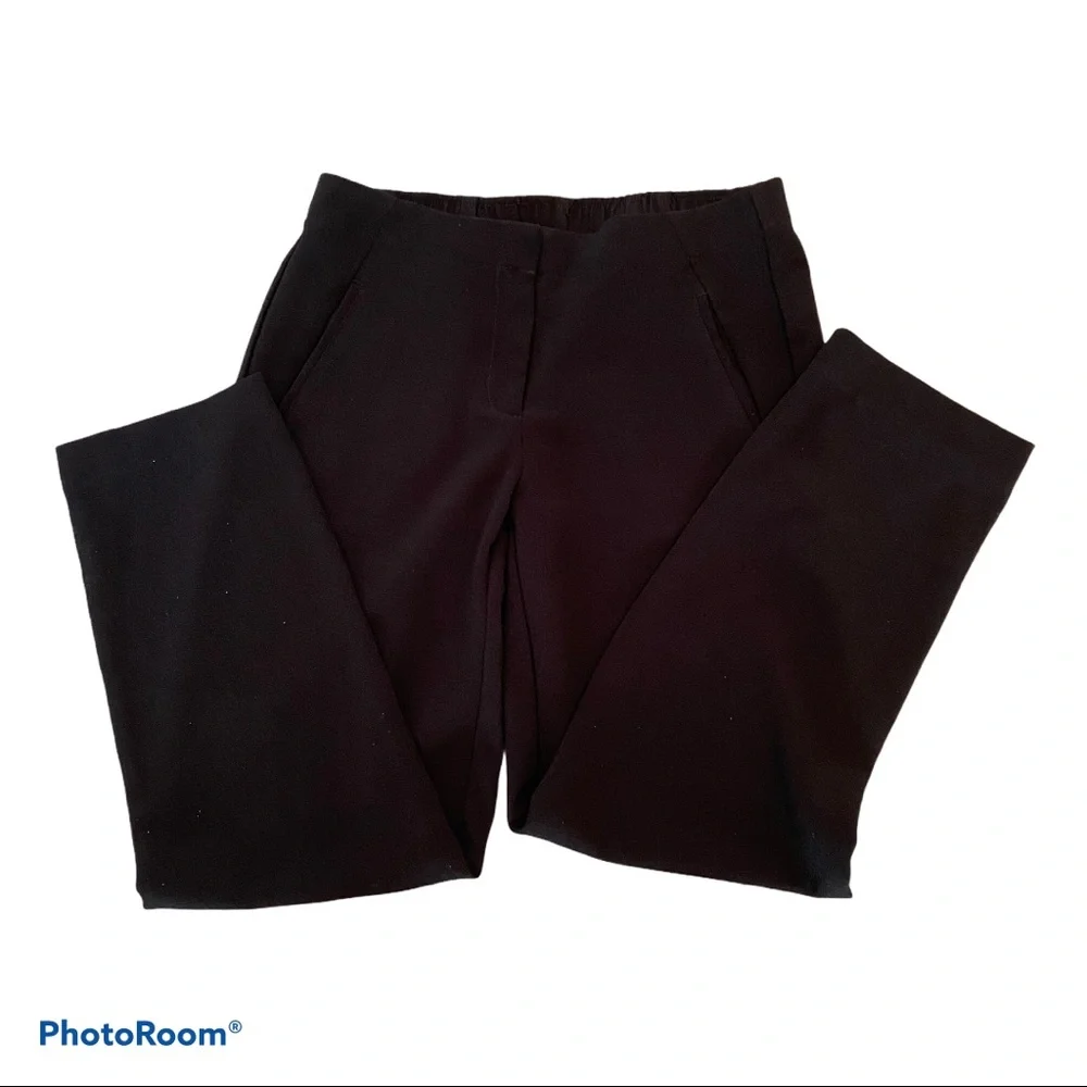 J. Jill black crepe pants with back elastic waist